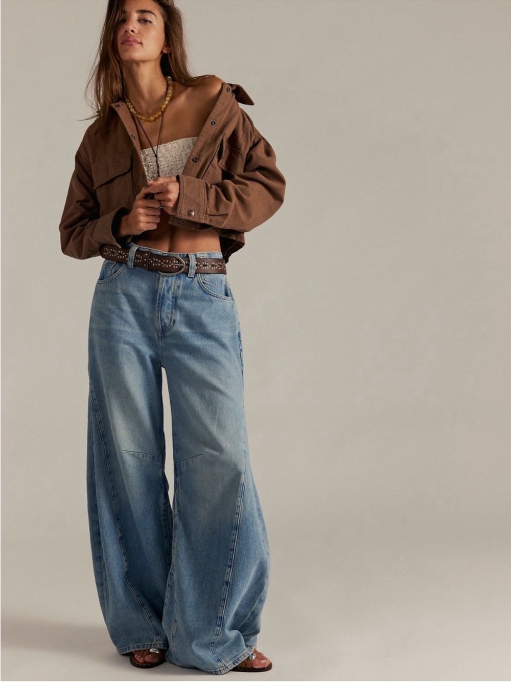 Free People We The Free Eden Slouch Jeans Size 26 NWT